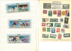 Assorted philatelic collection. Contains tamps on album leaves. GB PHQ mint cards. Stamps on