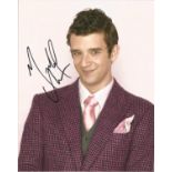 Michael Urie signed 10x8 colour photo. Star of Ugly Betty. Good Condition. All autographed items are