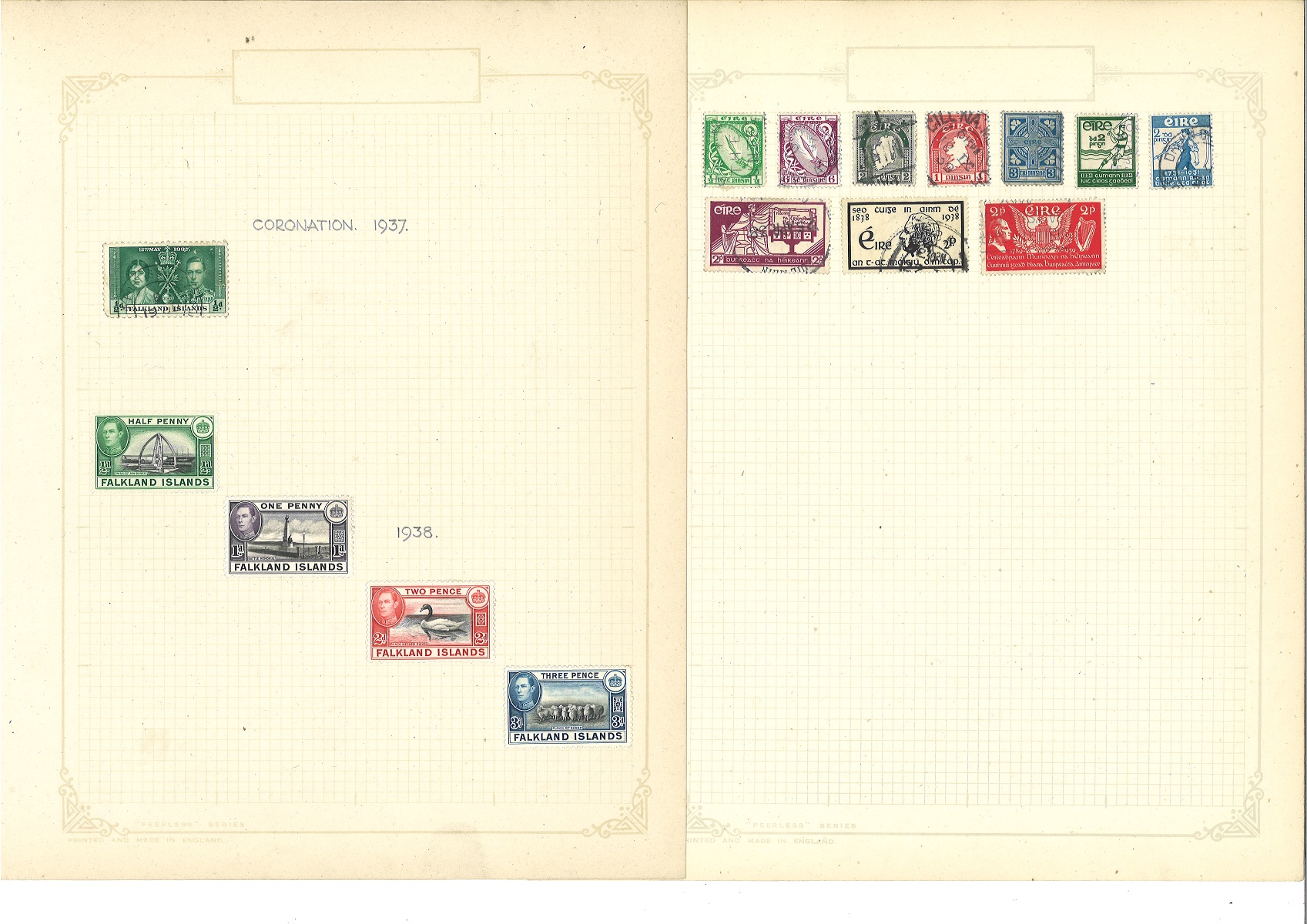 British commonwealth stamp collection in crown album. Mint and used. Mainly pre1950. Cat value - Image 4 of 4