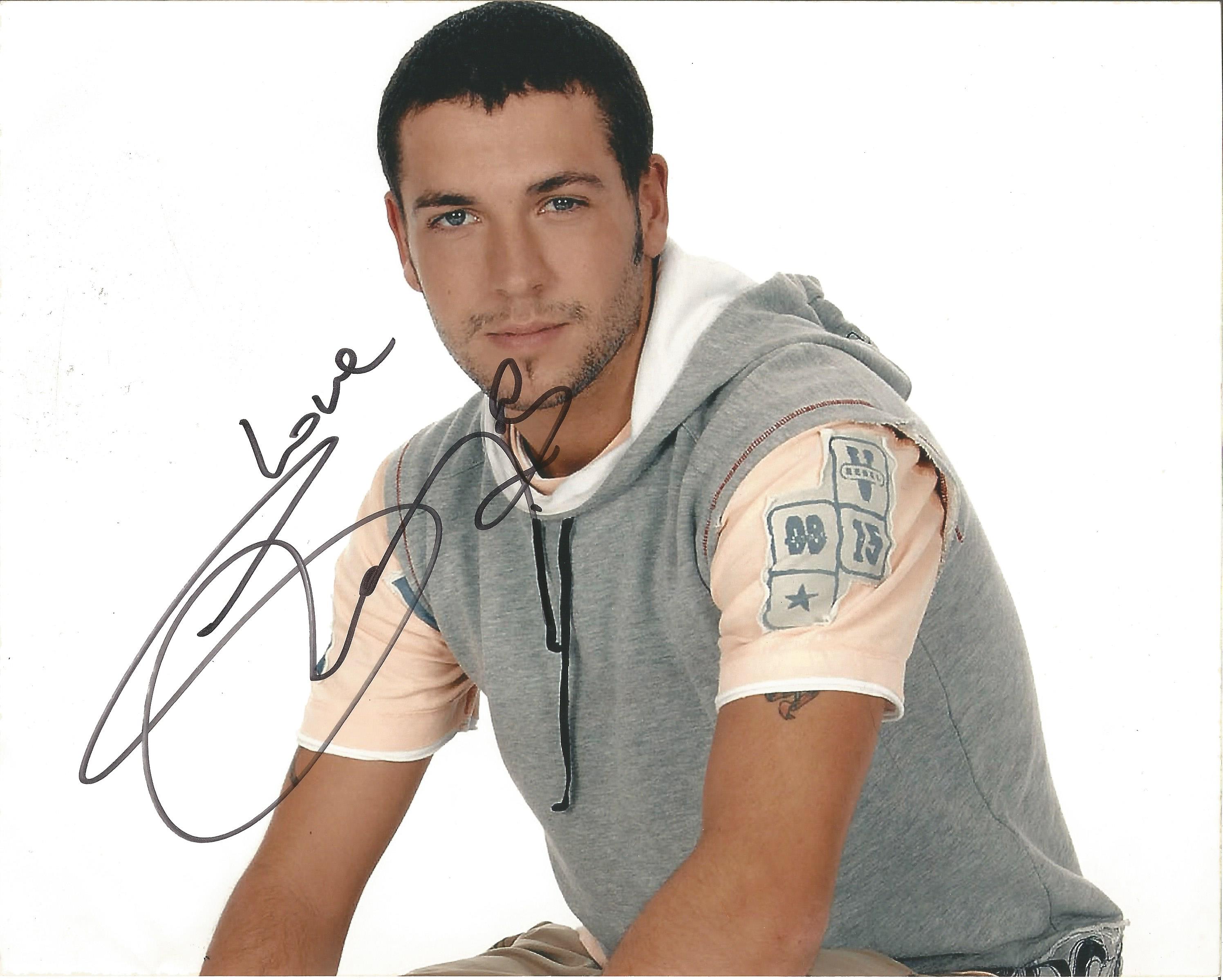 Shayne Ward signed portrait 10x8 colour photo. Good Condition. All autographed items are genuine