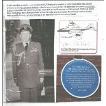 Air Chief Marshal Sir G Augustus Walker signature taken from large cover. Good Condition. All