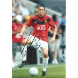 Football Federico Macheda 10x8 signed colour photo pictured in action for Manchester United. Good