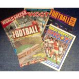 Football collection 5 vintage football magazines dating back to 1964 includes Charles Buchans