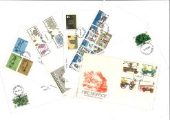 GB FDC collection in cover album. 30 covers ranging between the years 1973-1977. Good Condition.