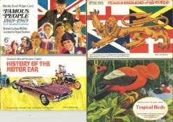 Cigarette card collection in 6 albums all full sets from Brooke Bond includes Flags and Emblems of