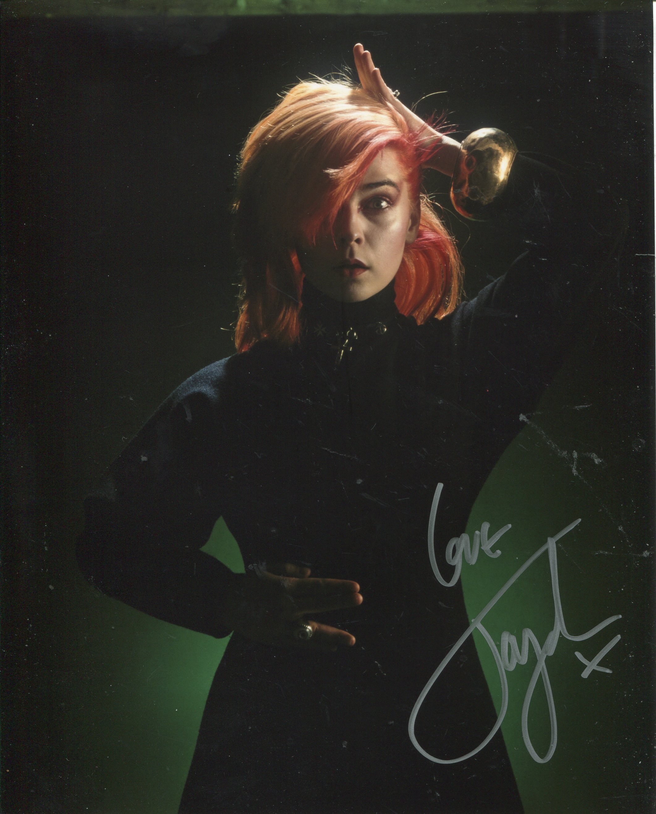 TOYAH. 8x10 inch photo signed by Punk Rock and Pop star turned actress and TV presenter, Toyah