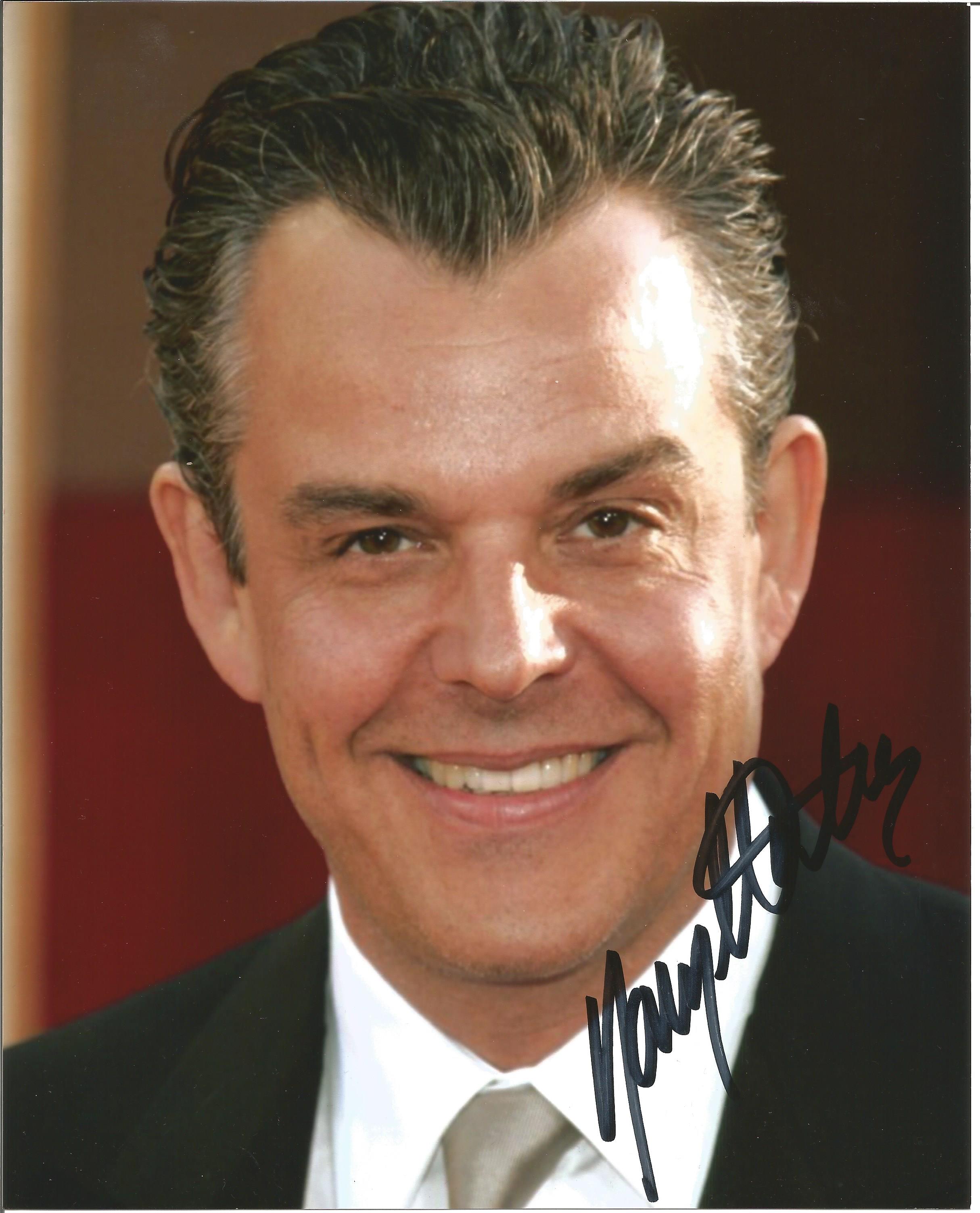 Danny Huston signed 10x8 colour photo headshot portrait. American actor, writer, and director.