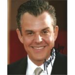 Danny Huston signed 10x8 colour photo headshot portrait. American actor, writer, and director.