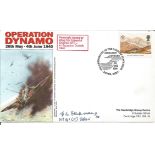 Wg Cdr. Edward Shipman AFC No. 41 Sqn signed. Operation Dynamo, 26th May 4th June 1940. Cover design