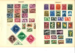 Hungarian stamp collection on 60 loose album pages. Good Condition. We combine postage on multiple