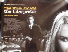 The Interpreter 40x30 movie poster from the 2005 political thriller starring Nicole Kidman and