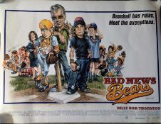 Bad News Bears 40x30 movie poster 2005 American sports comedy film directed by Richard Linklater,