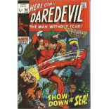 Marvel Here comes Daredevil comic 60 Jan signed on the cover by creators Bill Everett and Stan