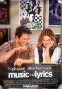 Music and Lyrics 40x30 movie poster from the 2007 American romantic comedy film written and directed