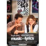 Music and Lyrics 40x30 movie poster from the 2007 American romantic comedy film written and directed