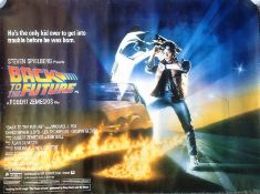 Back to the Future 40x30 movie poster from the 1985 American science fiction film directed by Robert