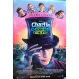 Charlie and the Chocalate Factory 40x27 movie poster from the 2005 musical fantasy film directed