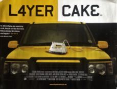 Layer Cake 40x30 movie poster from the 2004 British crime film directed by Matthew Vaughn, in his