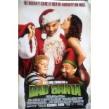 Bad Santa 40x27 movie poster from the 2003 American Christmas black comedy film directed by Terry