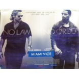 Miami Vice 40x30 movie poster from the 2006 American action thriller film about two MDPD detectives,