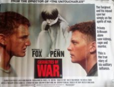 Casualties of War 40X30 movie poster from the 1989 American war drama film, starring Michael J.
