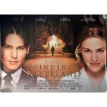 Finding Neverland 40x30 movie poster from the 2004 historical fantasy drama film directed by Marc