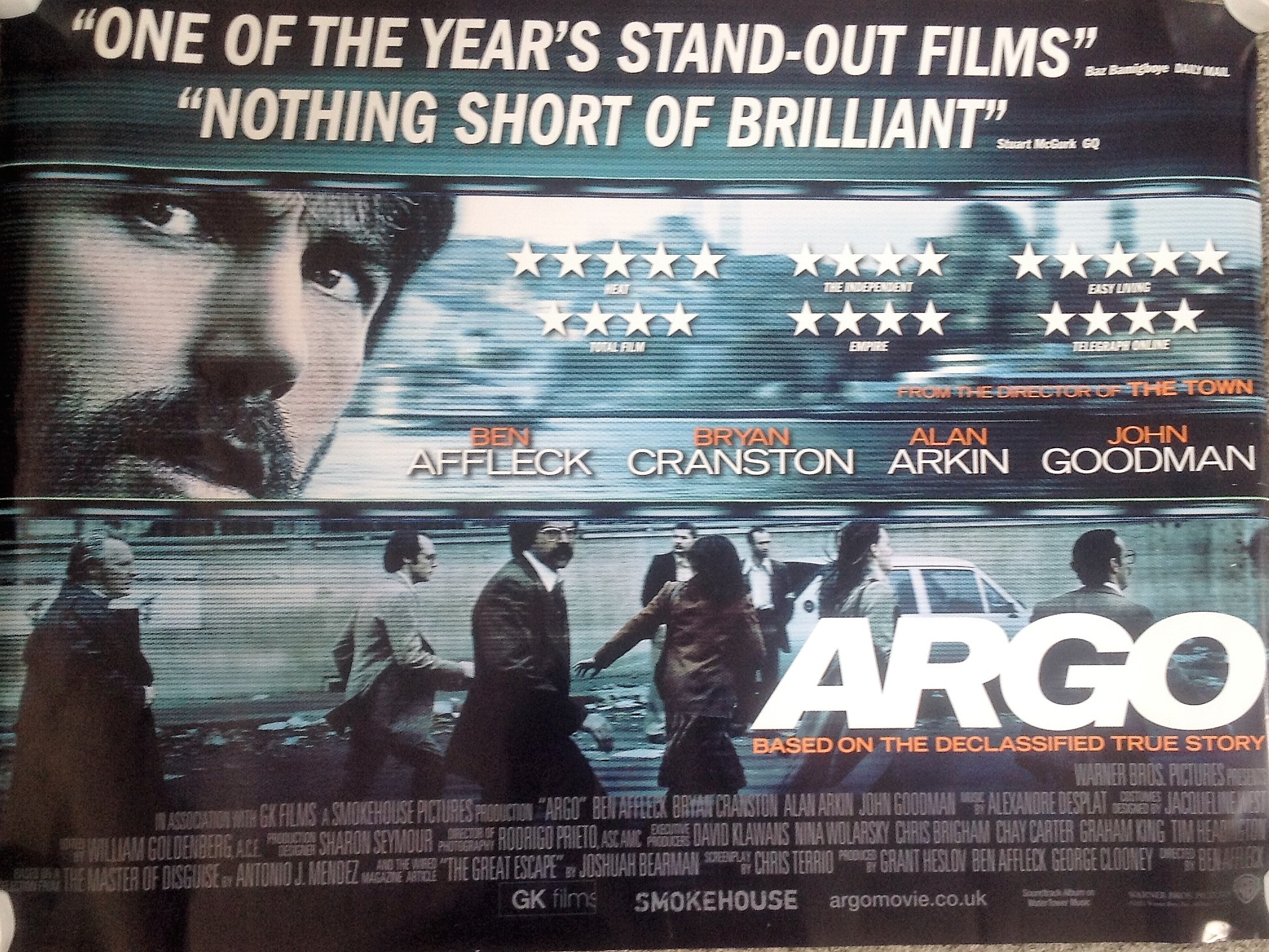 Argo 40x30 movie poster from the 2012 American historical drama thriller film directed by Ben