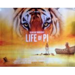 Life of Pi 40x30 movie poster from the adventure drama film based on Yann Martel's 2001 novel of the