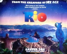 Rio 40x30 movie poster from the 2011 American 3D computer-animated musical adventure-comedy film