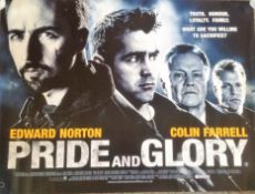 Pride and Glory 40x30 movie poster from 2008 crime drama starring Edward Norton and Colin Farrell