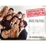 American Pie Reunion 40x30 movie poster from the 2012 American ensemble sex comedy film written