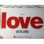 Love Actually 40x30 movie poster from 2003 British Christmas-themed romantic comedy starring Hugh