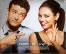 Friends with Benefits 40x30 movie poster from the 2011 American romantic comedy film directed by