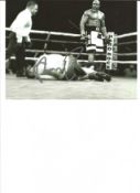 Boxing Shannon Briggs 8x6 signed black and white photo. Shannon Briggs is an American professional