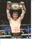 Boxing Liam Smith signed 10x8 colour photo dedicated. Liam Smith (born 27 July 1988) is a British