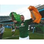 Donnacha Ryan Signed Ireland Rugby 8x10 Photo. Good Condition. All signed pieces come with a