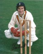Alan Knott Signed England Cricket 8x10 Photo. Good Condition. All signed pieces come with a