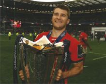 Rugby Richard Wigglesworth 10x8 signed colour photo. Good Condition. All signed pieces come with a
