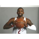 Basketball Kyrie Irving signed 12x8 colour photo pictured during his time with the Cleveland