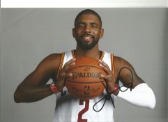 Basketball Kyrie Irving signed 12x8 colour photo pictured during his time with the Cleveland
