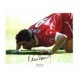 Football Robbie Fowler Liverpool Legend signed 16x12 colour photo. Robert Bernard Fowler (born 9