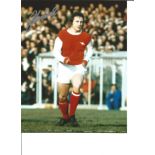Football John Radford signed 10x8 colour photo pictured while playing for Arsenal. Good Condition.
