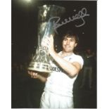 Paul Miller Signed Tottenham Hotspur Uefa Cup 8x10 Photo. Good Condition. All signed pieces come