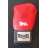 Boxing Connor Benn signed Lonsdale Boxing Glove. Conor Nigel Benn (born 28 September 1996) is a