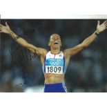 Athletics Kelly Holmes Athletics Signed 12 x 8 inch sport photo. Good Condition. All signed pieces