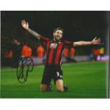 Steve Cook Signed Bournemouth 8x10 Photo. Good Condition. All signed pieces come with a