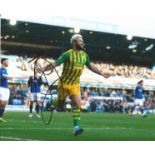 Charlie Austin Signed West Bromwich 8x10 Photo. Good Condition. All signed pieces come with a
