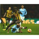 Domingos Quina Signed Watford 8x10 Photo. Good Condition. All signed pieces come with a