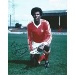 Viv Anderson Signed Nottingham Forest 8x10 Photo. Good Condition. All signed pieces come with a