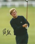 Golf Peter Baker 10x8 signed colour photo. Good Condition. All signed pieces come with a Certificate